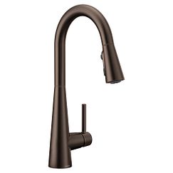 MOEN 7864ORB Sleek  One-Handle Pulldown Kitchen Faucet In Oil Rubbed Bronze