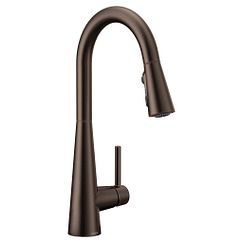 MOEN 7864ORB Sleek One-Handle High Arc Pulldown Kitchen Faucet - Oil Rubbed Bronze