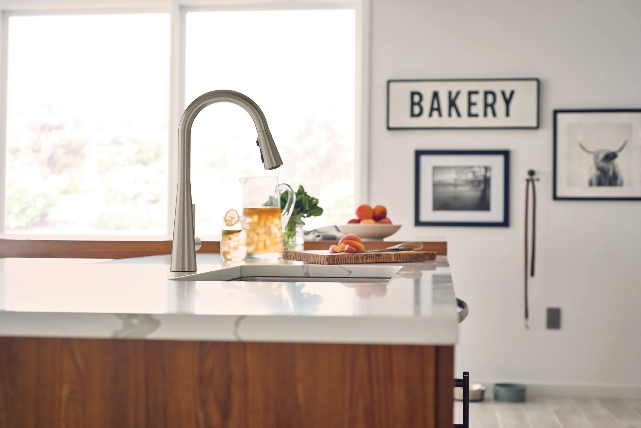 MOEN 7864SRS Sleek One-Handle High Arc Pulldown Kitchen Faucet - Spot Resist Stainless