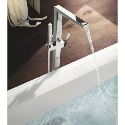 GROHE 23119000 Allure Brilliant Single-Handle Freestanding Tub Faucet with 1.75 GPM Hand Shower - Chrome