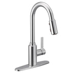MOEN 7882 Genta Lx One-Handle High Arc Pulldown Kitchen Faucet - Chrome