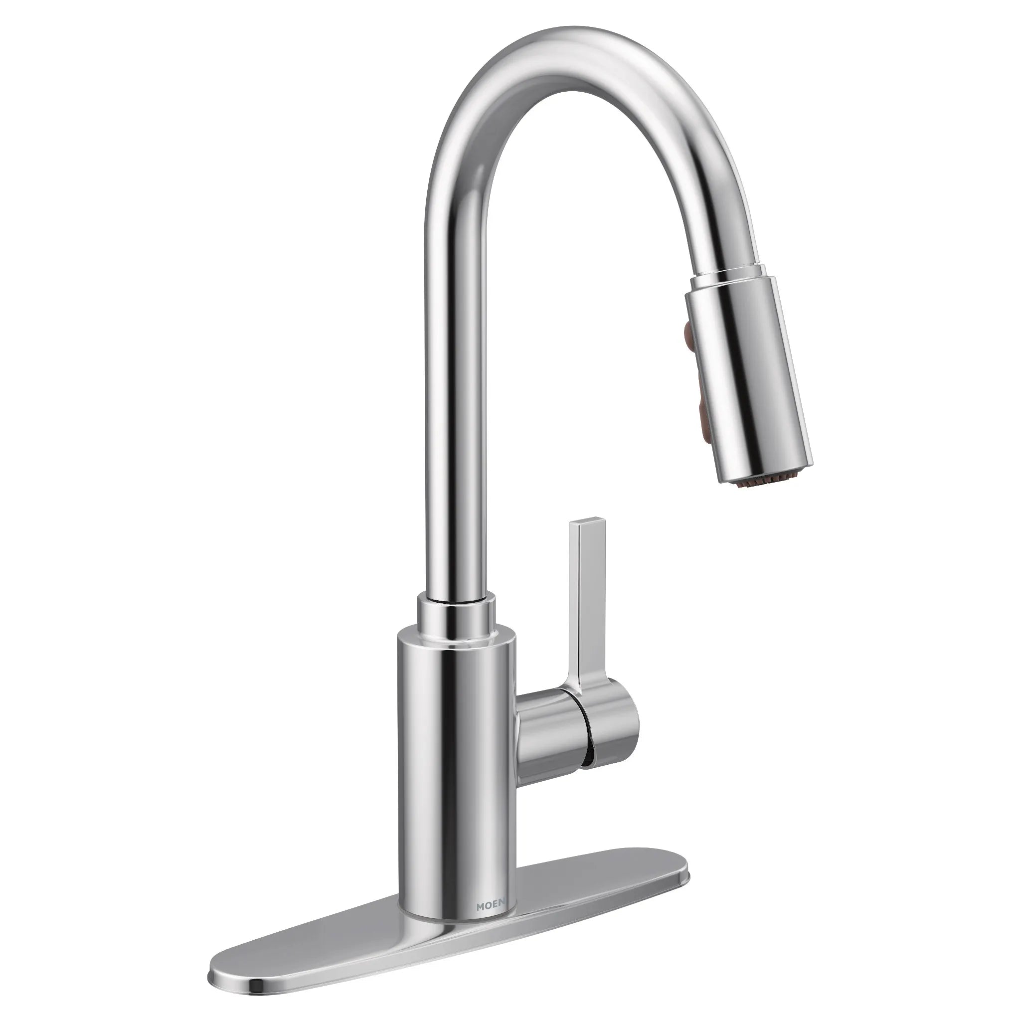 MOEN 7882 Genta Lx One-Handle High Arc Pulldown Kitchen Faucet - Chrome