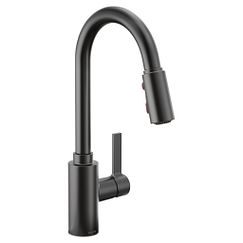 MOEN 7882BL Genta LX One-Handle Pulldown Kitchen Faucet - Matte Black