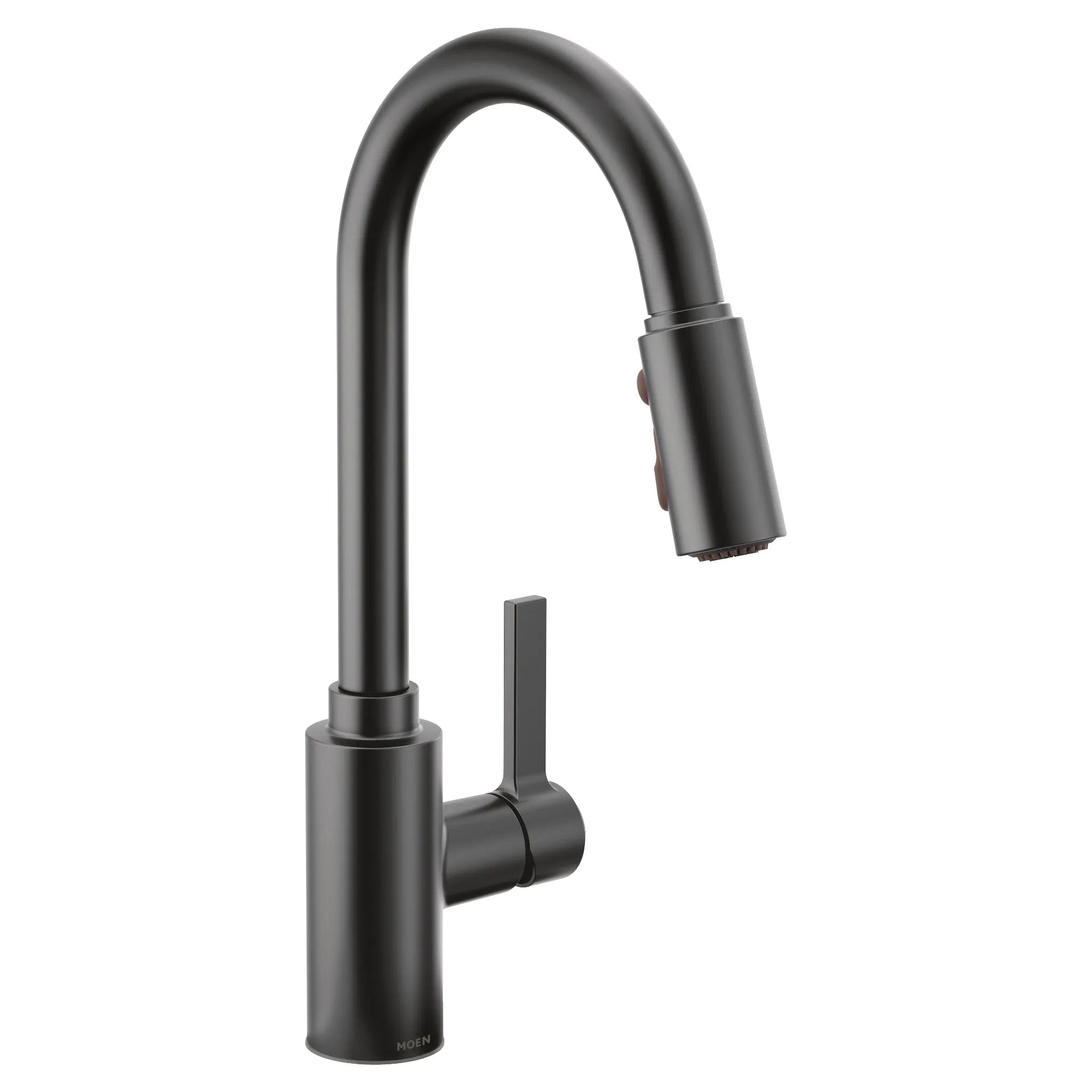 MOEN 7882BL Genta Lx One-Handle High Arc Pulldown Kitchen Faucet - Matte Black