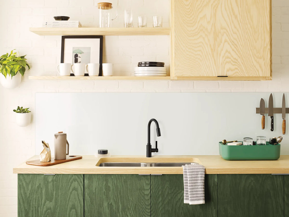 MOEN 7882BL Genta Lx One-Handle High Arc Pulldown Kitchen Faucet - Matte Black