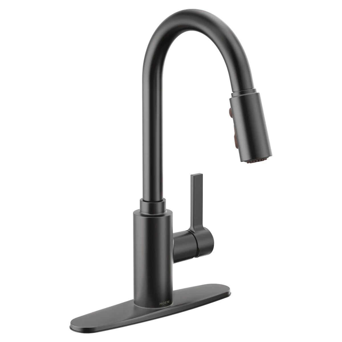 MOEN 7882BL Genta Lx One-Handle High Arc Pulldown Kitchen Faucet - Matte Black