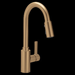 MOEN 7882BZG Genta LX Bronzed gold (bzg) one-handle pulldown kitchen faucet