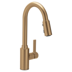 MOEN 7882BZG Genta Lx One-Handle High Arc Pulldown Kitchen Faucet - Bronzed Gold