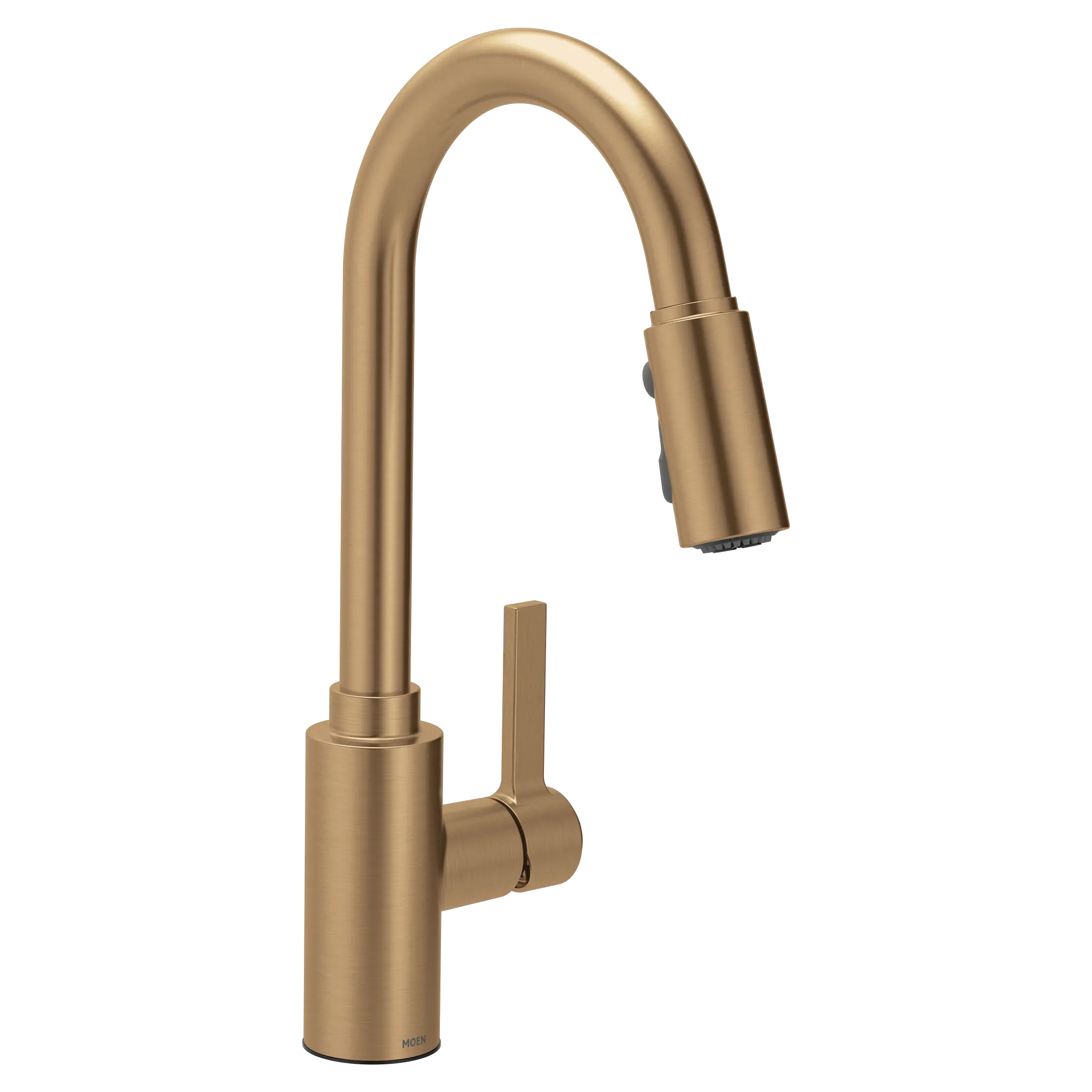 MOEN 7882BZG Genta Lx One-Handle High Arc Pulldown Kitchen Faucet - Bronzed Gold