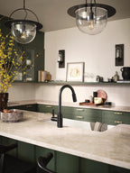 MOEN 7882EWBL Genta Lx Motionsense Wave One-Handle Pulldown Touchless Kitchen Faucet - Matte Black