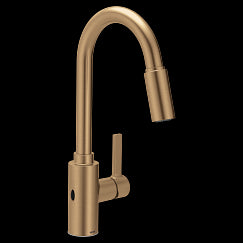 MOEN 7882EWBZG Genta LX Bronzed gold (bzg) one-handle pulldown kitchen faucet