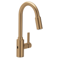 MOEN 7882EWBZG Genta Lx Motionsense Wave One-Handle Pulldown Touchless Kitchen Faucet - Bronzed Gold