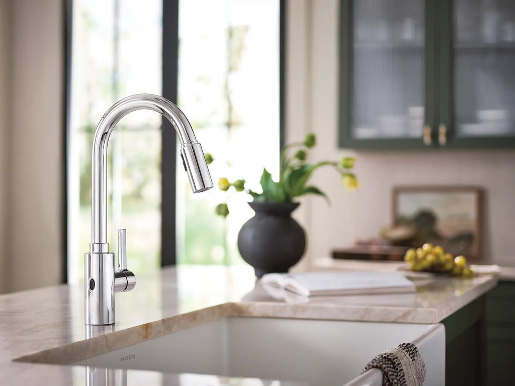 MOEN 7882EWC Genta Lx Motionsense Wave One-Handle Pulldown Touchless Kitchen Faucet - Chrome