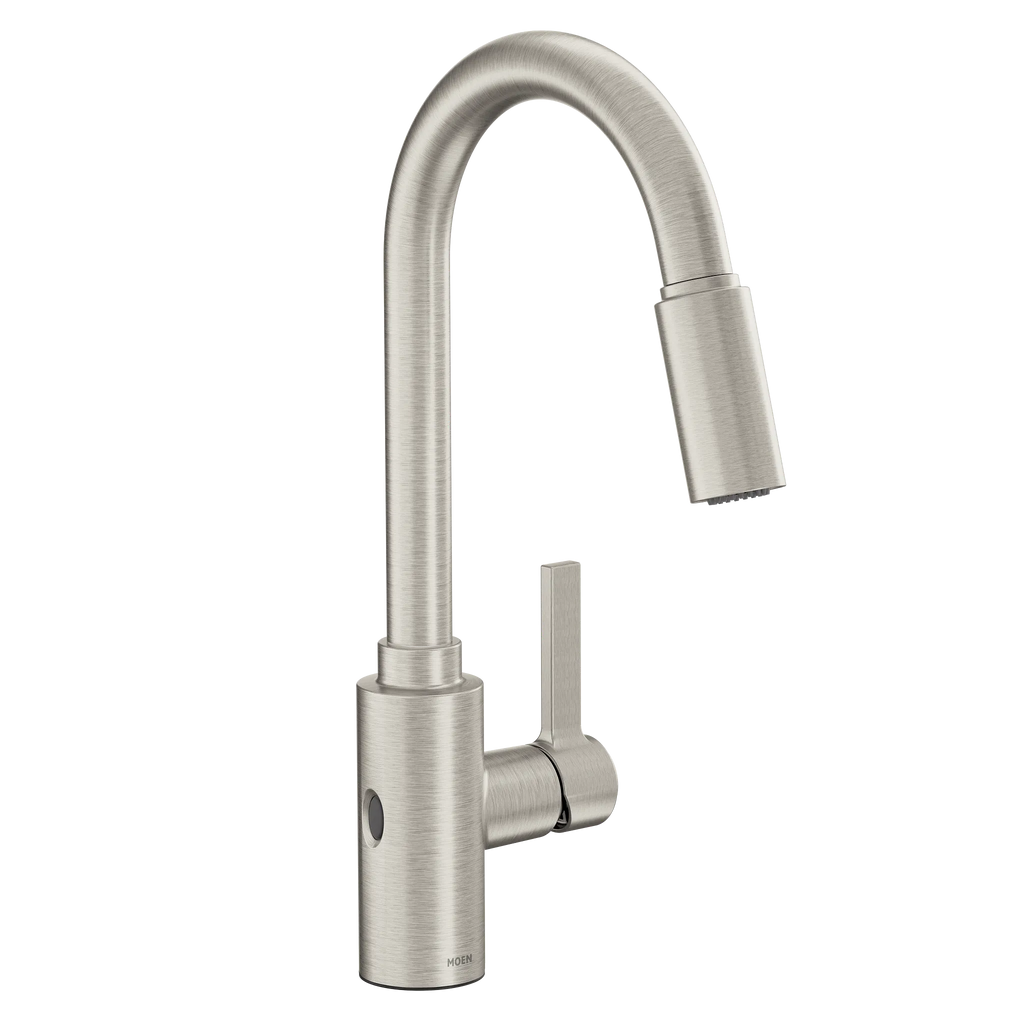 MOEN 7882EWSRS Genta Lx Motionsense Wave One-Handle Pulldown Touchless Kitchen Faucet - Spot Resist Stainless