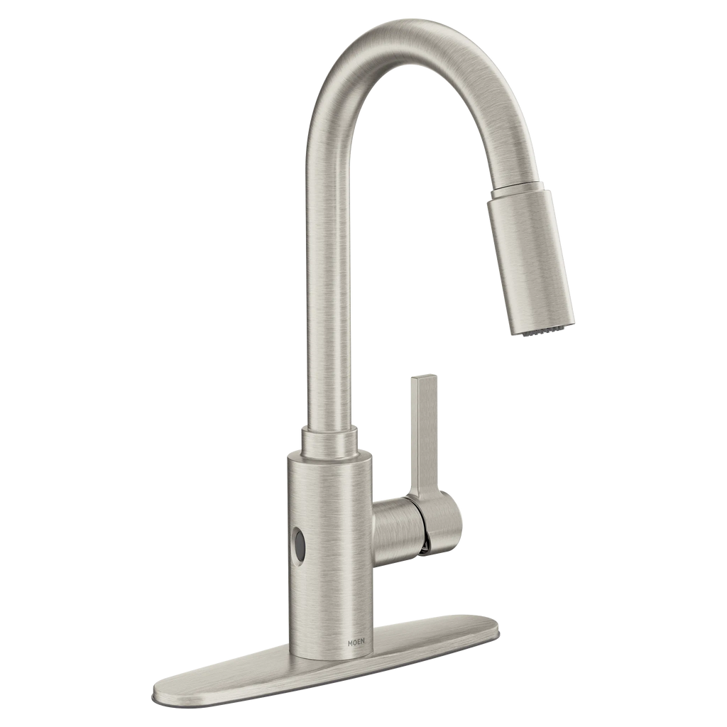 MOEN 7882EWSRS Genta Lx Motionsense Wave One-Handle Pulldown Touchless Kitchen Faucet - Spot Resist Stainless