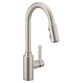 MOEN 7882SRS Genta Lx One-Handle High Arc Pulldown Kitchen Faucet - Spot Resist Stainless