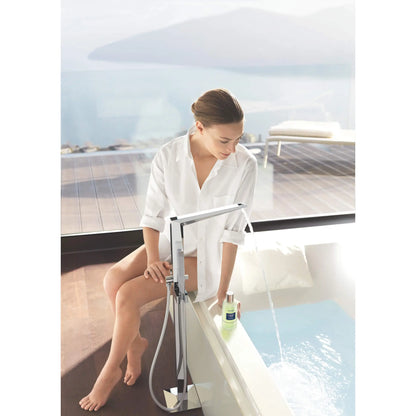 GROHE 23119000 Allure Brilliant Single-Handle Freestanding Tub Faucet with 1.75 GPM Hand Shower - Chrome