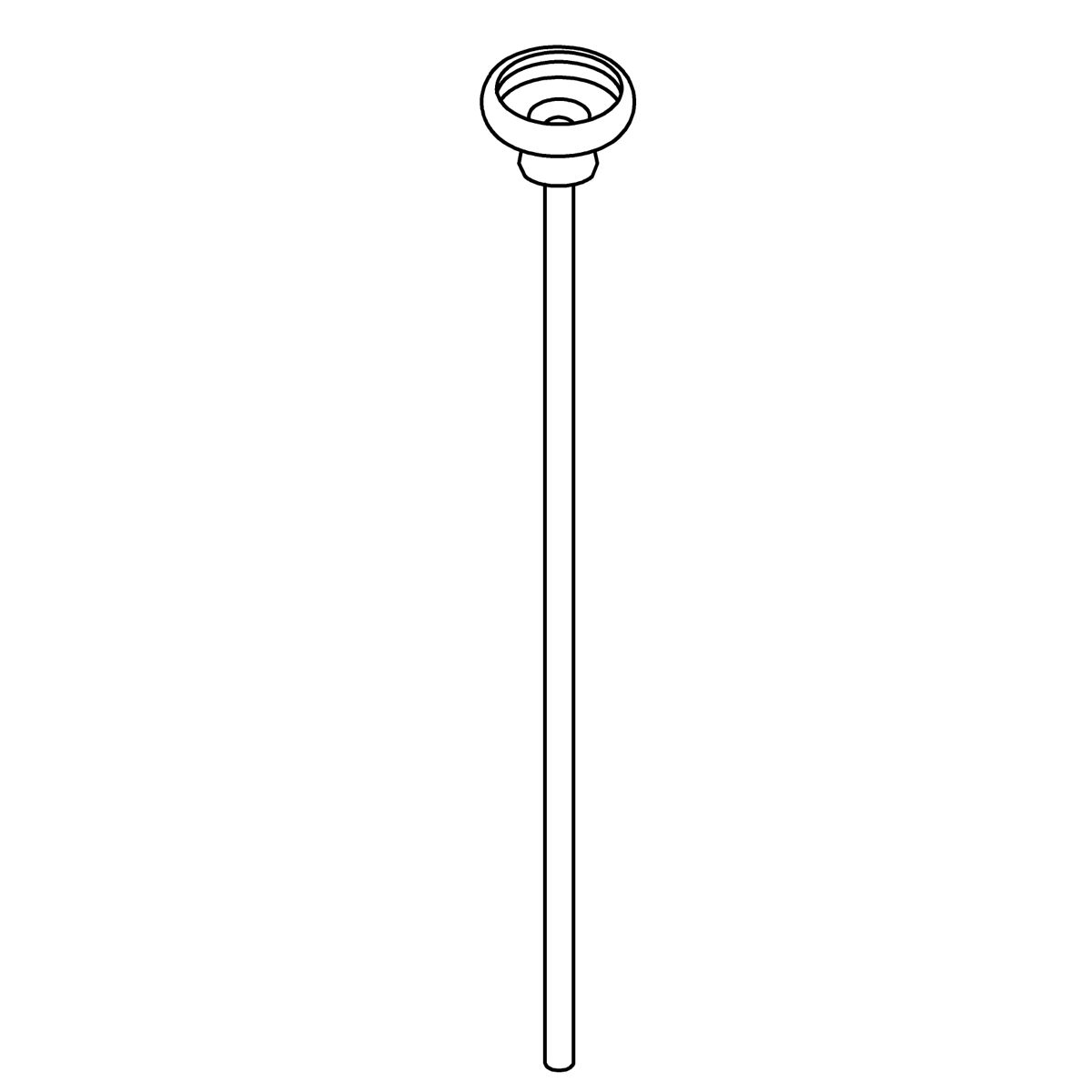 KOHLER Rod/Knob Assembly - Vibrant Brushed Nickel, K-79403-BN