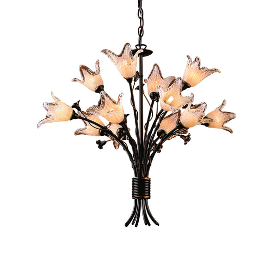 ELK SHOWROOM 7959/8+4 Fioritura 29'' Wide 12-Light Chandelier - Aged Bronze