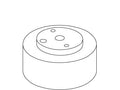 KOHLER Knob, Transfer Vlv Lever - Vibrant Brushed Nickel, K-79626-BN