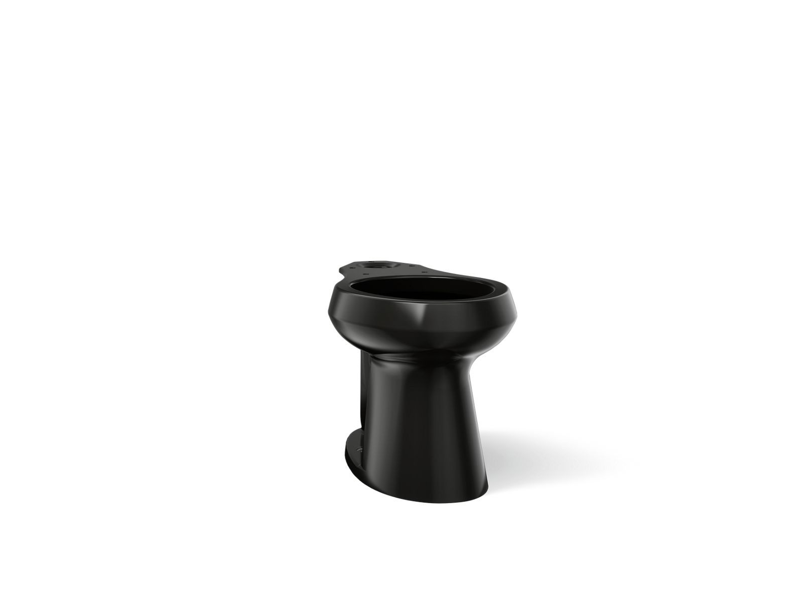 KOHLER K-80020-7 Highline Elongated Toilet Bowl With Concealed Trapway - Black Black