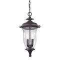 THOMAS 8002EH/75 Trinity 9'' Wide 2-Light Outdoor Pendant - Oil Rubbed Bronze