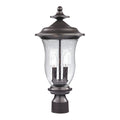 THOMAS 8002EP/75 Trinity 20'' High 2-Light Outdoor Post Light - Oil Rubbed Bronze