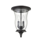 THOMAS 8002FM/75 Trinity 9'' Wide 2-Light Outdoor Flush Mount - Oil Rubbed Bronze