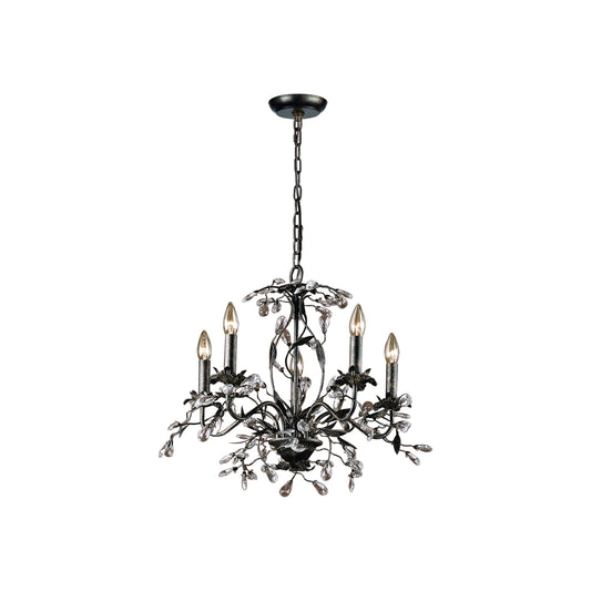 ELK SHOWROOM 8053/5 Circeo 21'' Wide 5-Light Chandelier - Deep Rust