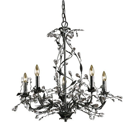 ELK SHOWROOM 8054/5 Circeo 27'' Wide 5-Light Chandelier - Deep Rust