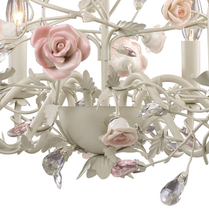 ELK SHOWROOM 8092/6 Heritage 22'' Wide 6-Light Chandelier - Cream