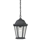 THOMAS 8101EH/65 Temple Hill 10'' Wide 1-Light Outdoor Pendant - Matte Textured Black
