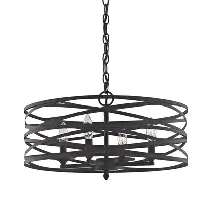 ELK SHOWROOM 81185/4 Vorticy 20'' Wide 4-Light Chandelier - Oil Rubbed Bronze