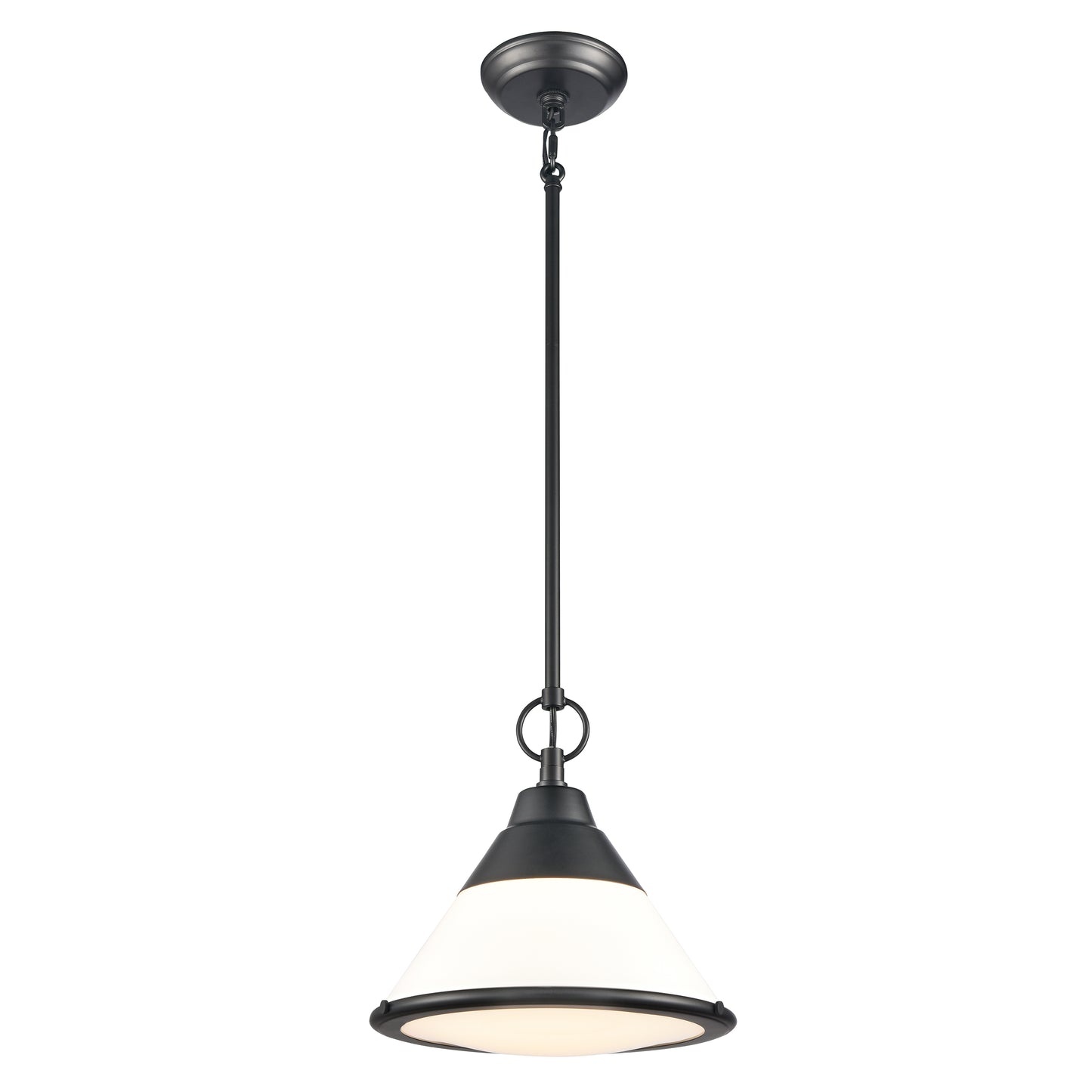 ELK SHOWROOM 81435/1 Sven 12'' Wide 1-Light Pendant - Matte Black