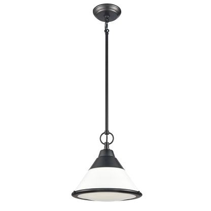 ELK SHOWROOM 81435/1 Sven 12'' Wide 1-Light Pendant - Matte Black