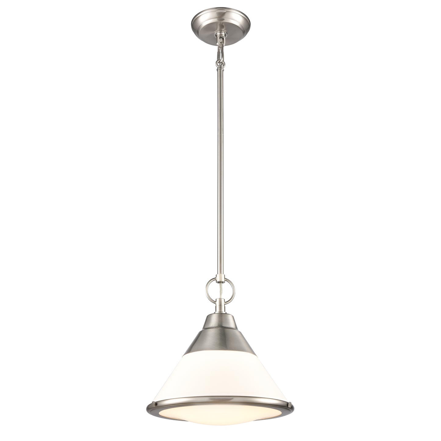 ELK SHOWROOM 81445/1 Sven 12'' Wide 1-Light Pendant - Satin Nickel