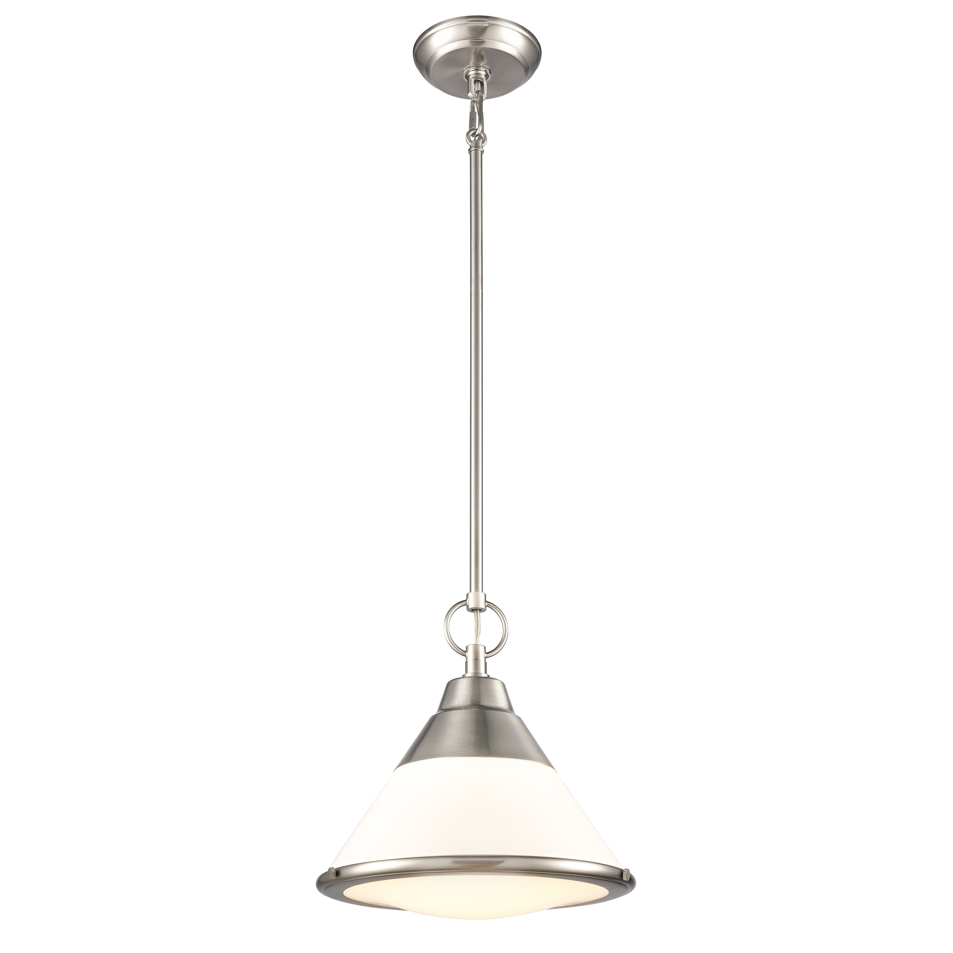 ELK SHOWROOM 81445/1 Sven 12'' Wide 1-Light Pendant - Satin Nickel