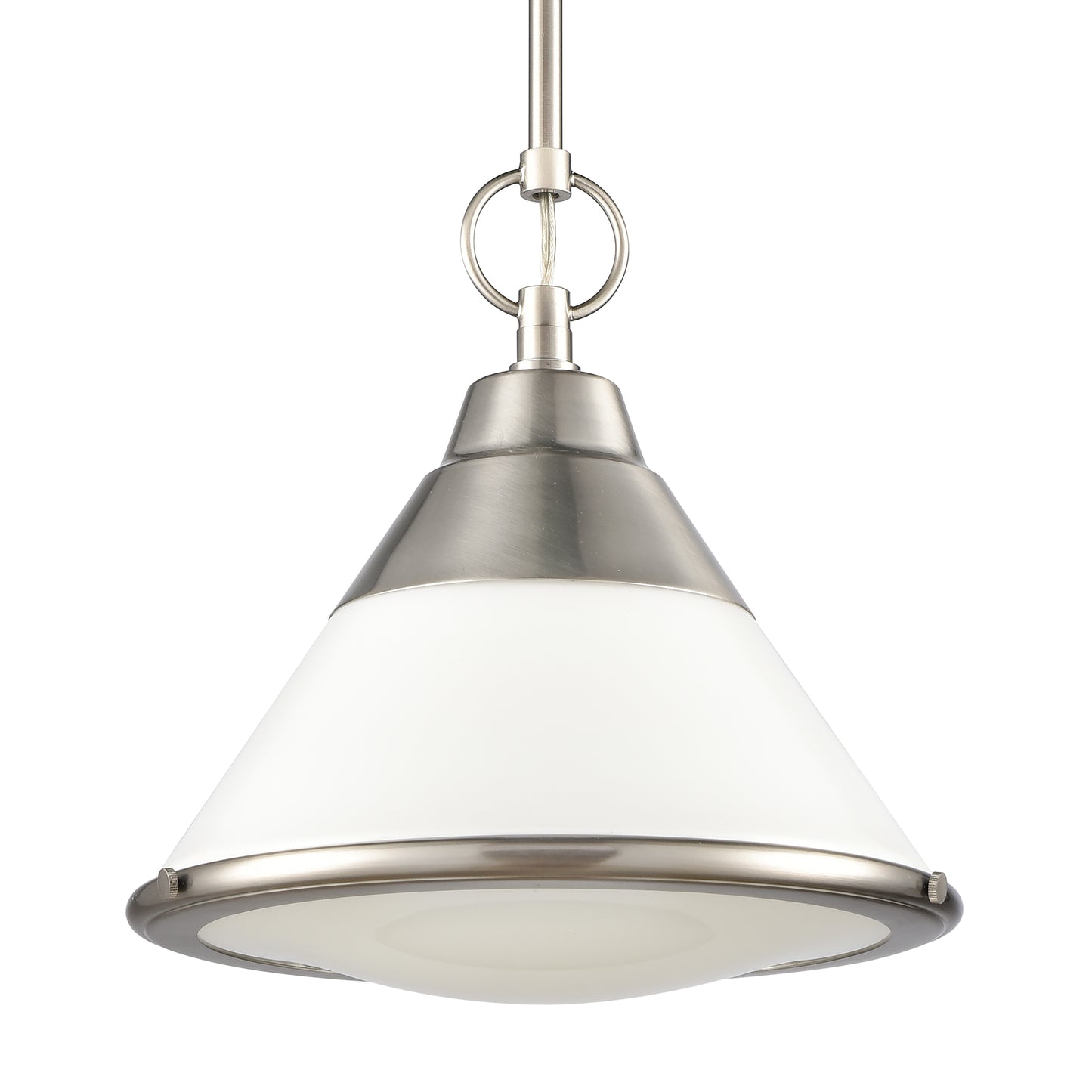 ELK SHOWROOM 81445/1 Sven 12'' Wide 1-Light Pendant - Satin Nickel