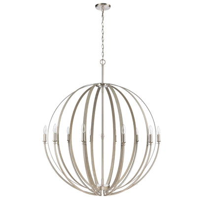 ELK SHOWROOM 81467/10 Rotunde 38'' Wide 10-Light Chandelier - Beechwood