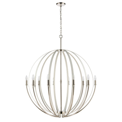 ELK SHOWROOM 81477/10 Rotunde 38'' Wide 10-Light Chandelier - Matte White