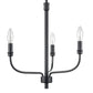 ELK SHOWROOM 81515/3 Newland 17'' Wide 3-Light Chandelier - Matte Black