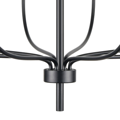 ELK SHOWROOM 81517/8 Newland 34'' Wide 8-Light Chandelier - Matte Black