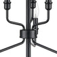 ELK SHOWROOM 81518/3+3 Saginaw 18'' Wide 6-Light Chandelier - Matte Black