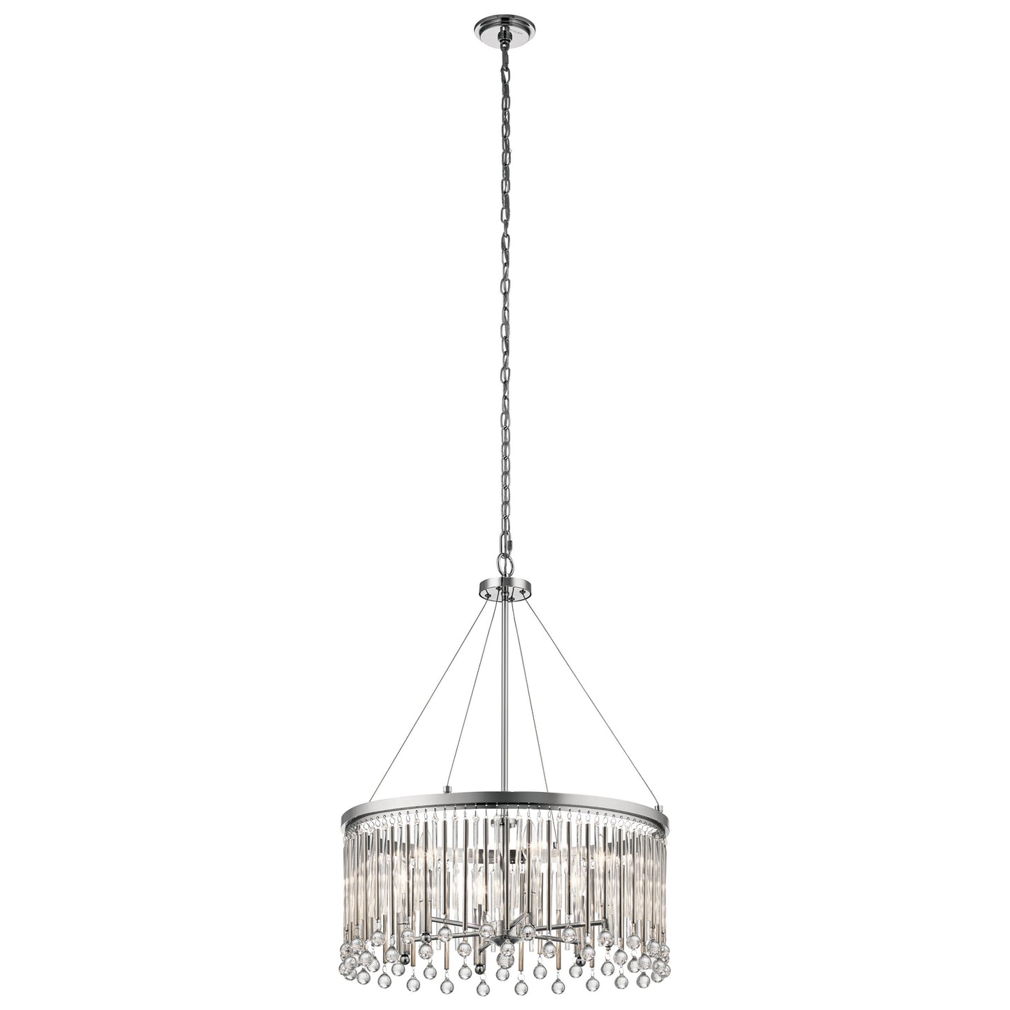 KICHLER 43723Ch Piper Six Light Pendant Chrome