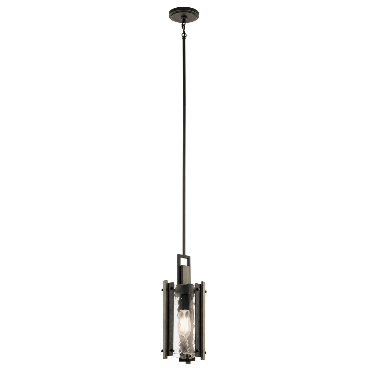 KICHLER 43898OZ Aberdeen 1 Light Pendant Olde Bronze