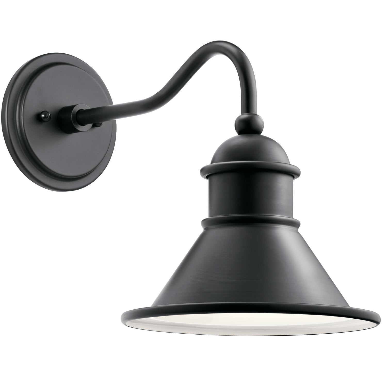 KICHLER 49775BK Northland 12" 1 Light Outdoor Wall Light In Black