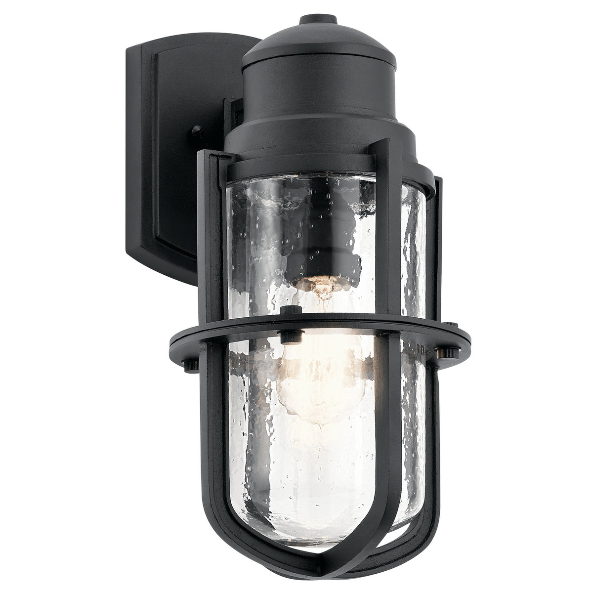 KICHLER 49858BKT Suri 15" 1 Light Wall Light Textured Black