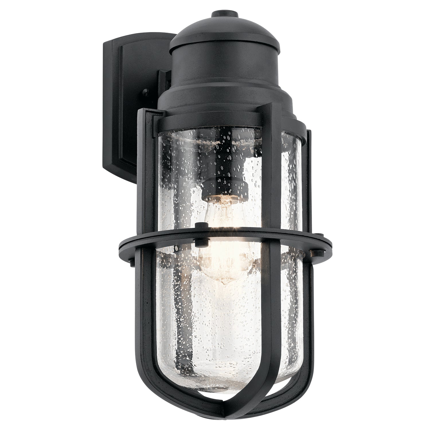 KICHLER 49859BKT Suri 17" 1 Light Wall Light Textured Black