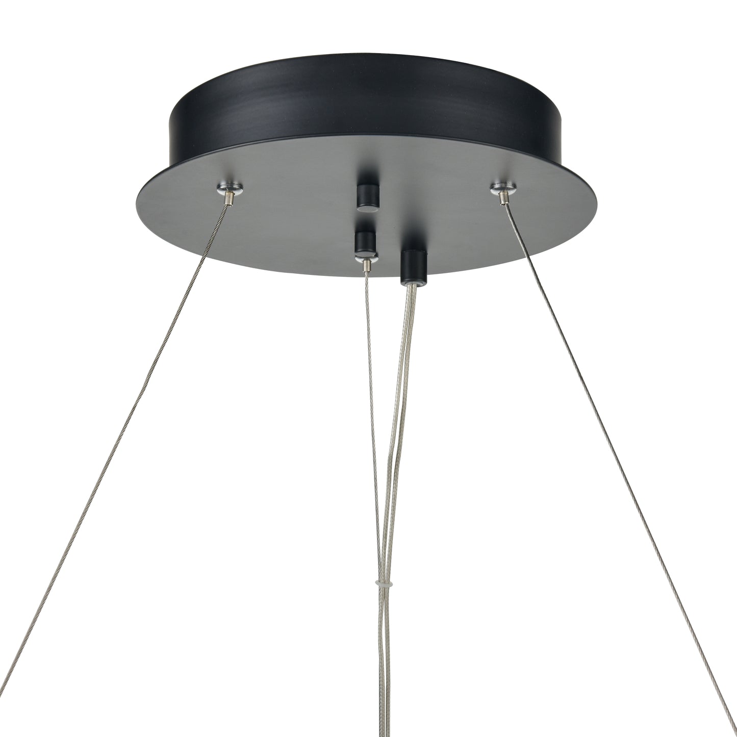 ELK SHOWROOM 81725/LED Hugo 36'' Wide Integrated LED Pendant - Matte Black with Sunbleached Oak