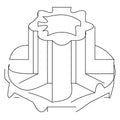KOHLER Bushing, Pump Flush, K-81760